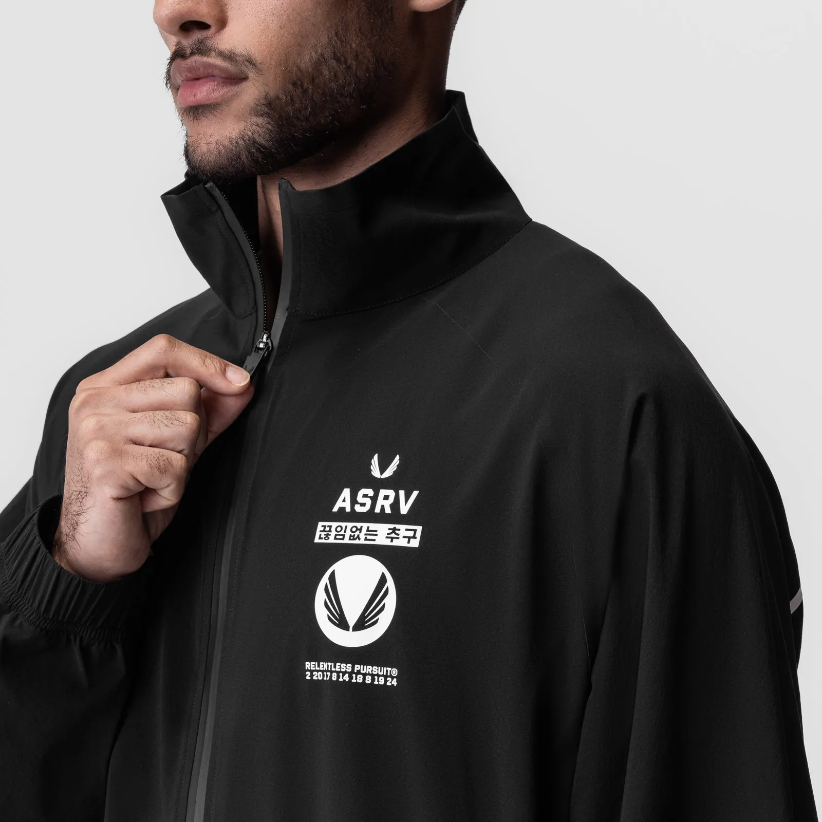 0950. Aerotex™ Track Jacket - Black/White