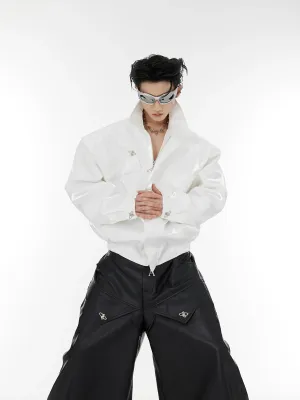 【23s August.】Streamer Shoulder Pad Jacket