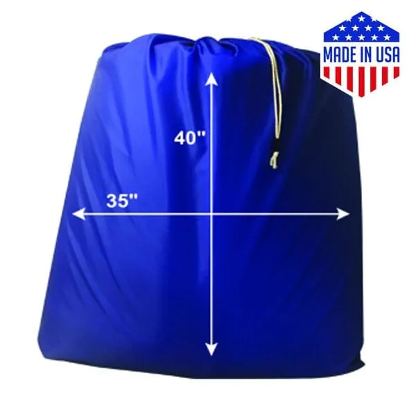35" x 40" Heavy NYLON Laundry Bags || Water-proof || Solid Colors