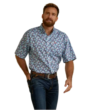 ARIAT Men's Wrinkle Free Wrigley Classic SS Shirt 10044853