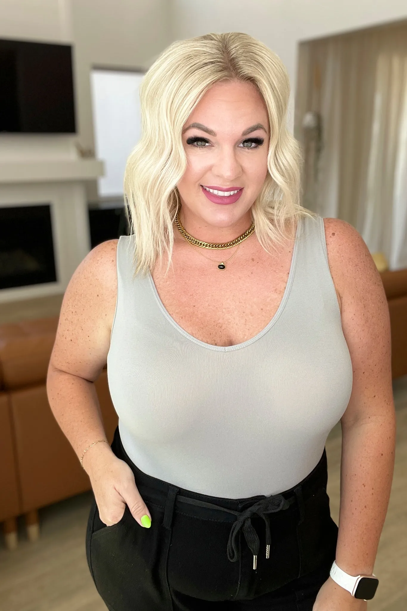 Basics Bodysuit in Grey
