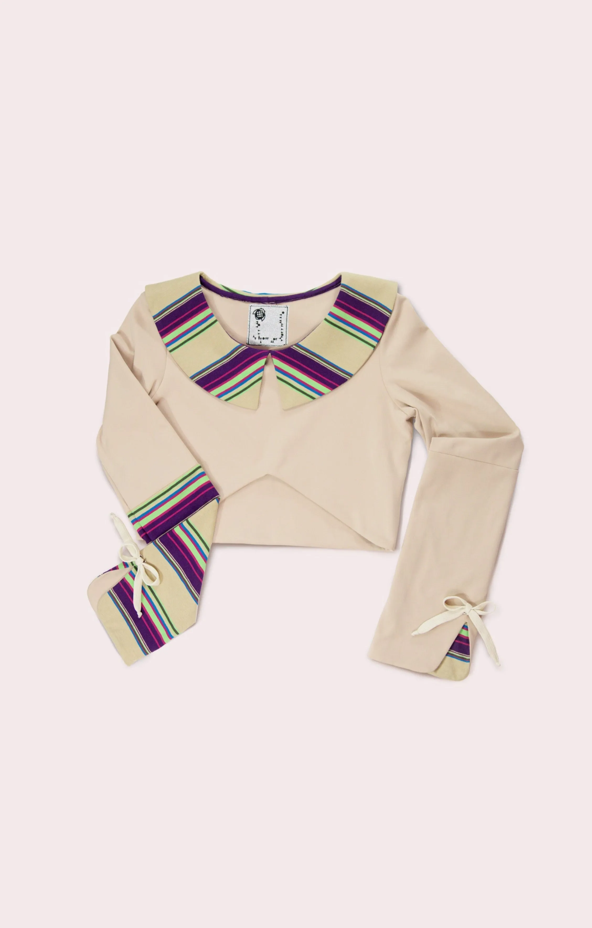 BROWN   "LOLLIPOP CROP TOP"