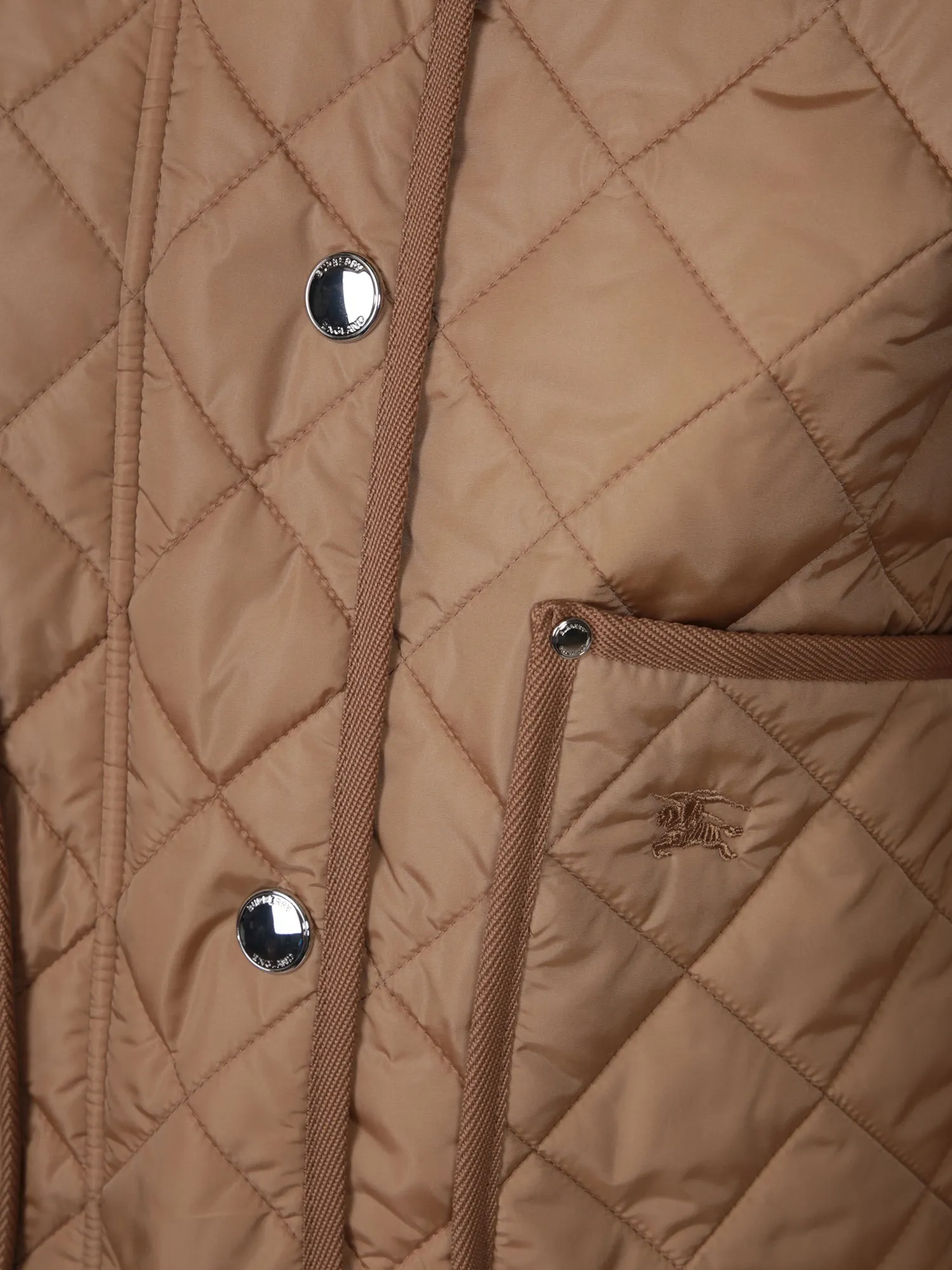 Diamond-quilted jacket