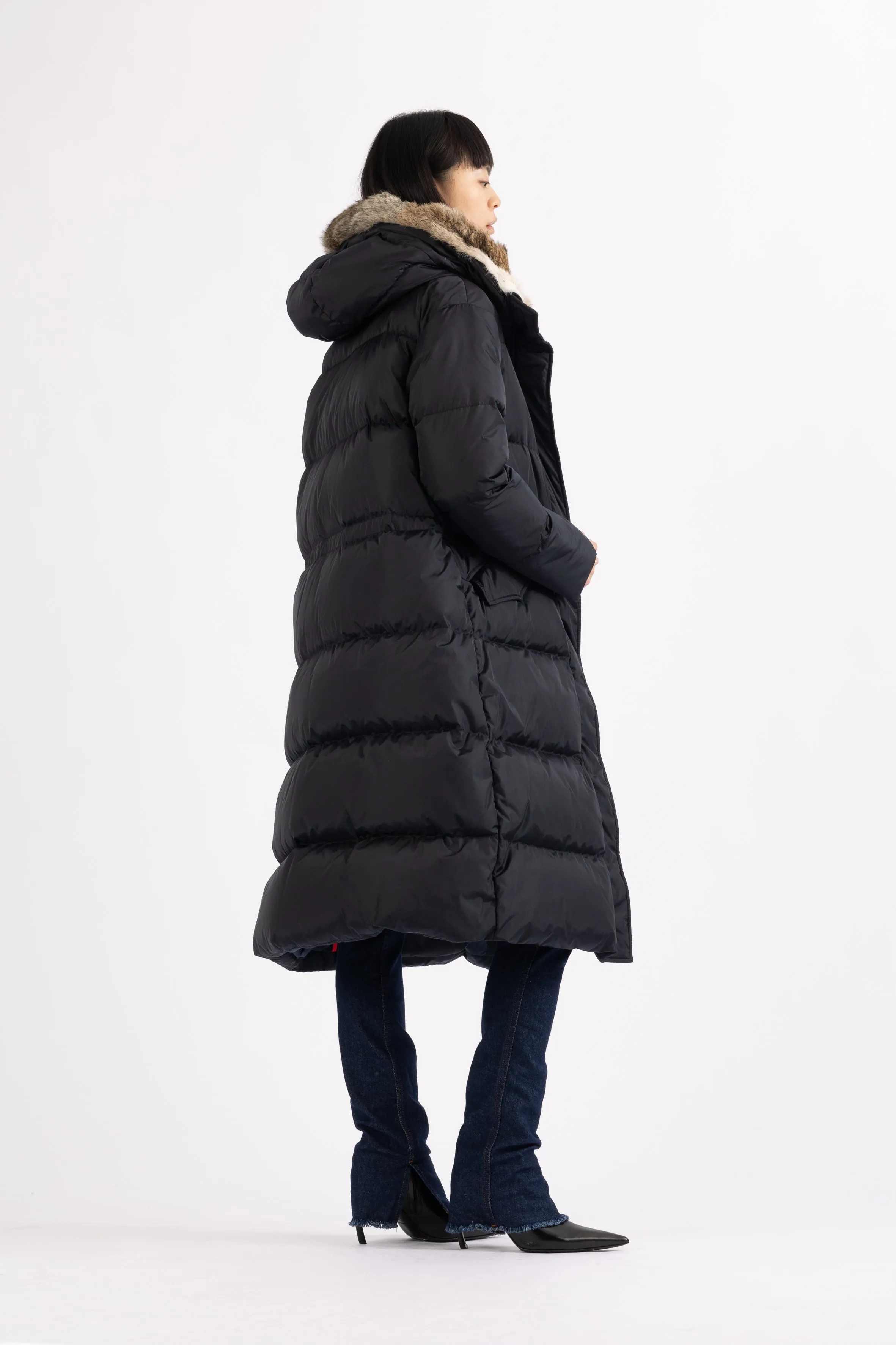 ELONGATED DOWN COAT EZA