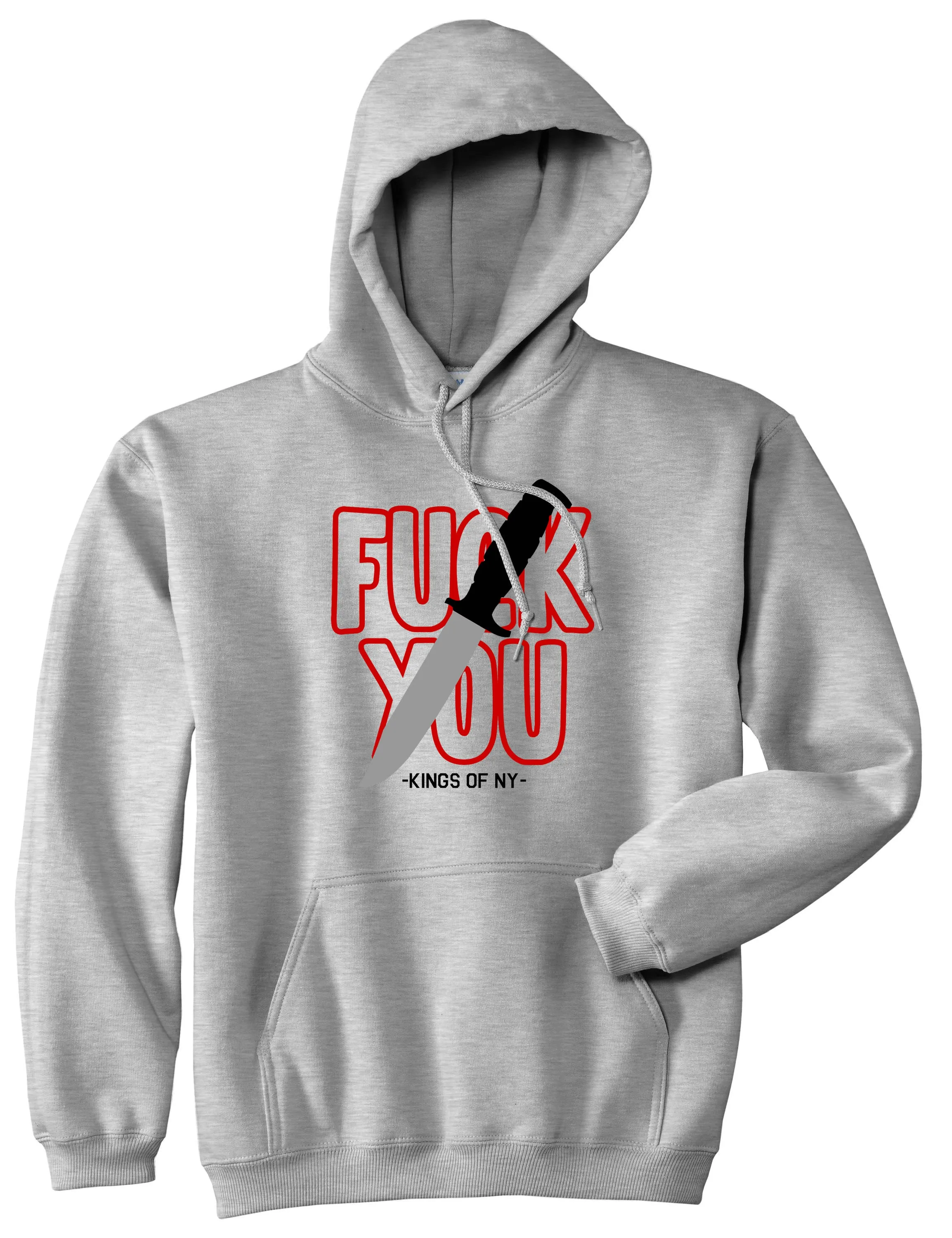 F You Knife Mens Pullover Hoodie