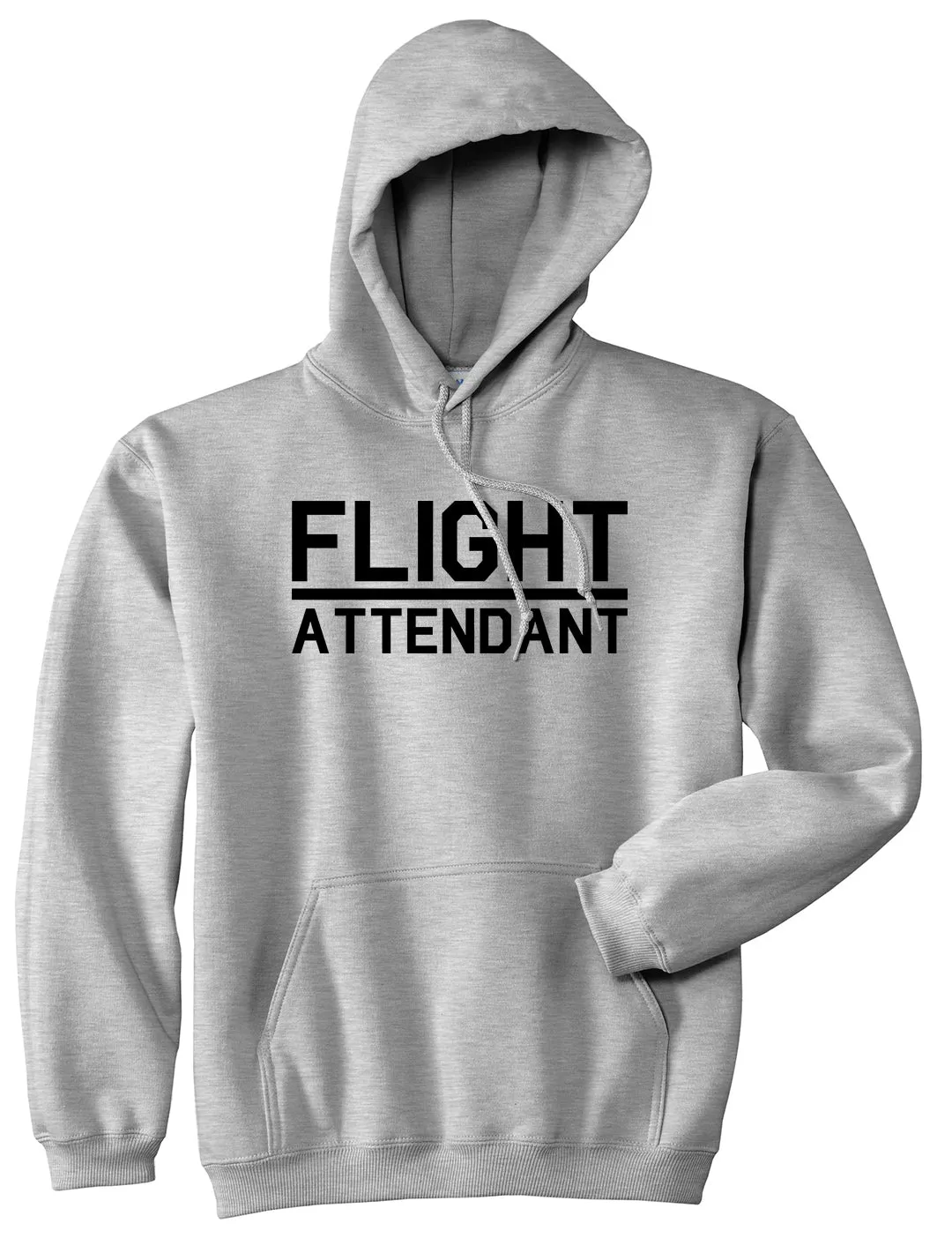 Flight Attendant Stewardess Mens Pullover Hoodie