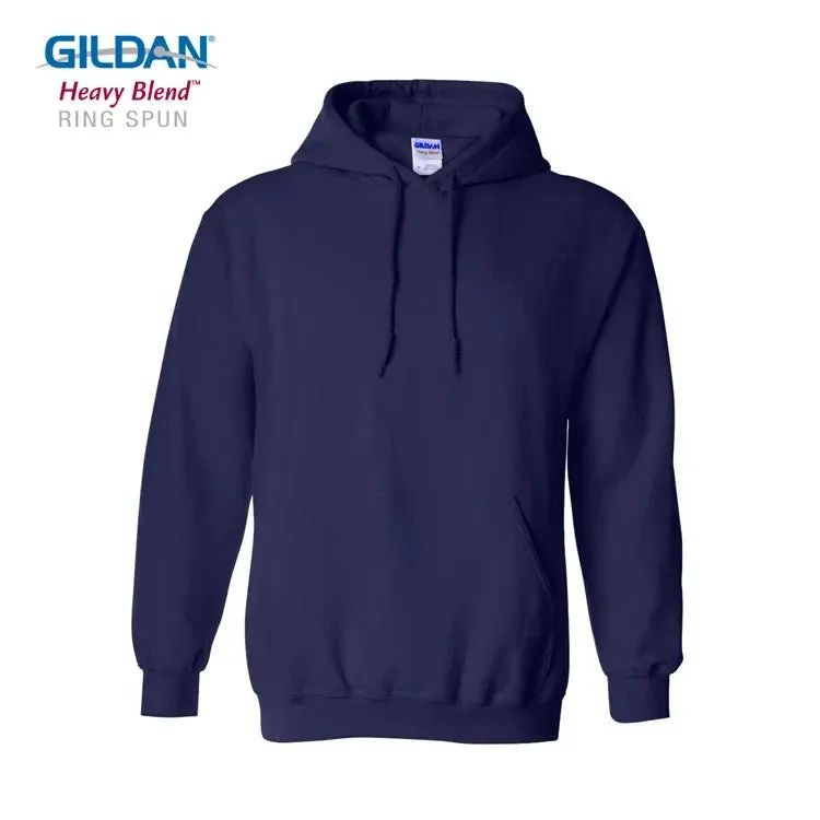 Gildan Men's Casual Fleece Pullover Hoodie – Hip Hop Sportswear, High-Quality Fashion Hoodie