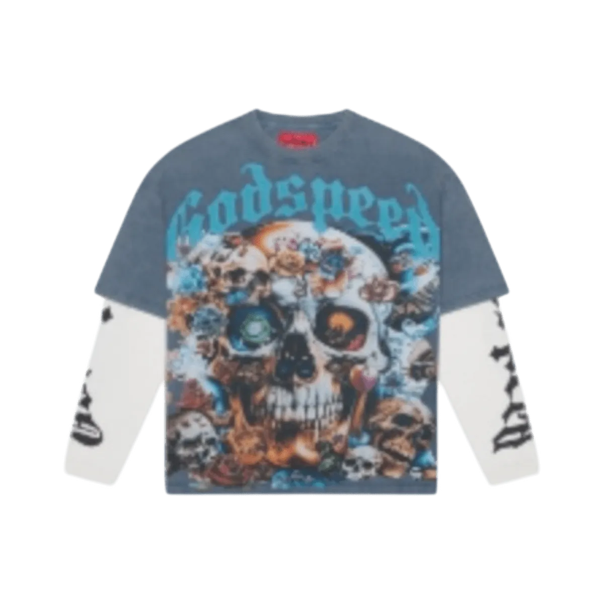 GodSpeed Eternal Dream Layered T-Shirt - Blue