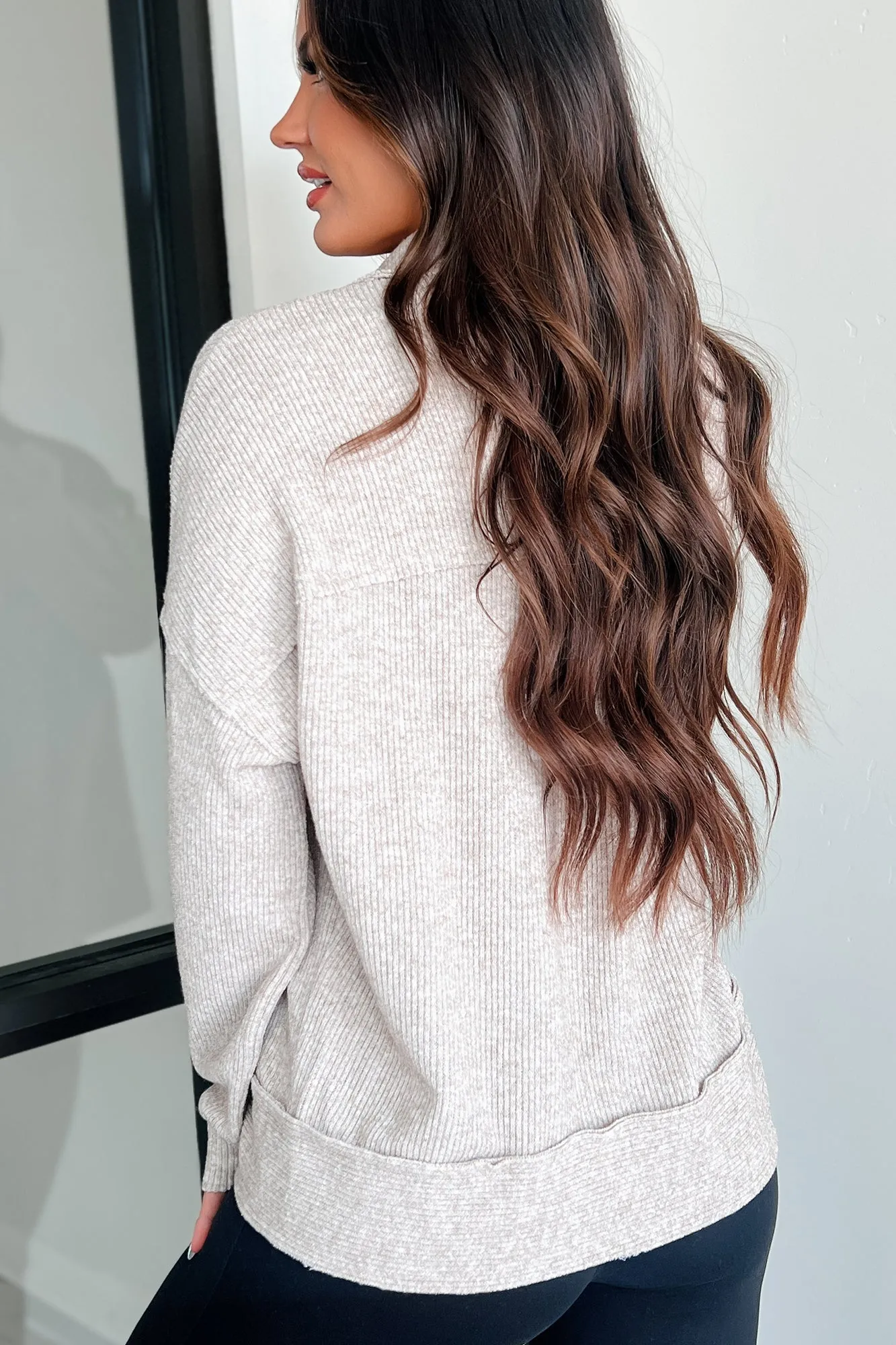 Iona Knit Shacket (Oatmeal)