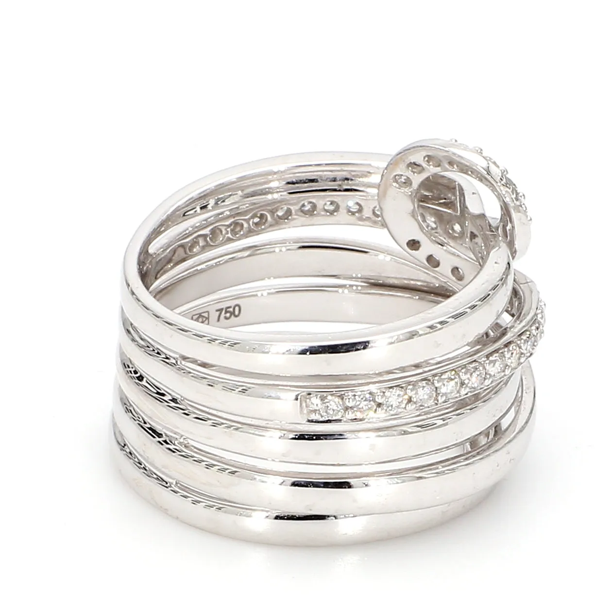 Modern Diamond Fashion Ring