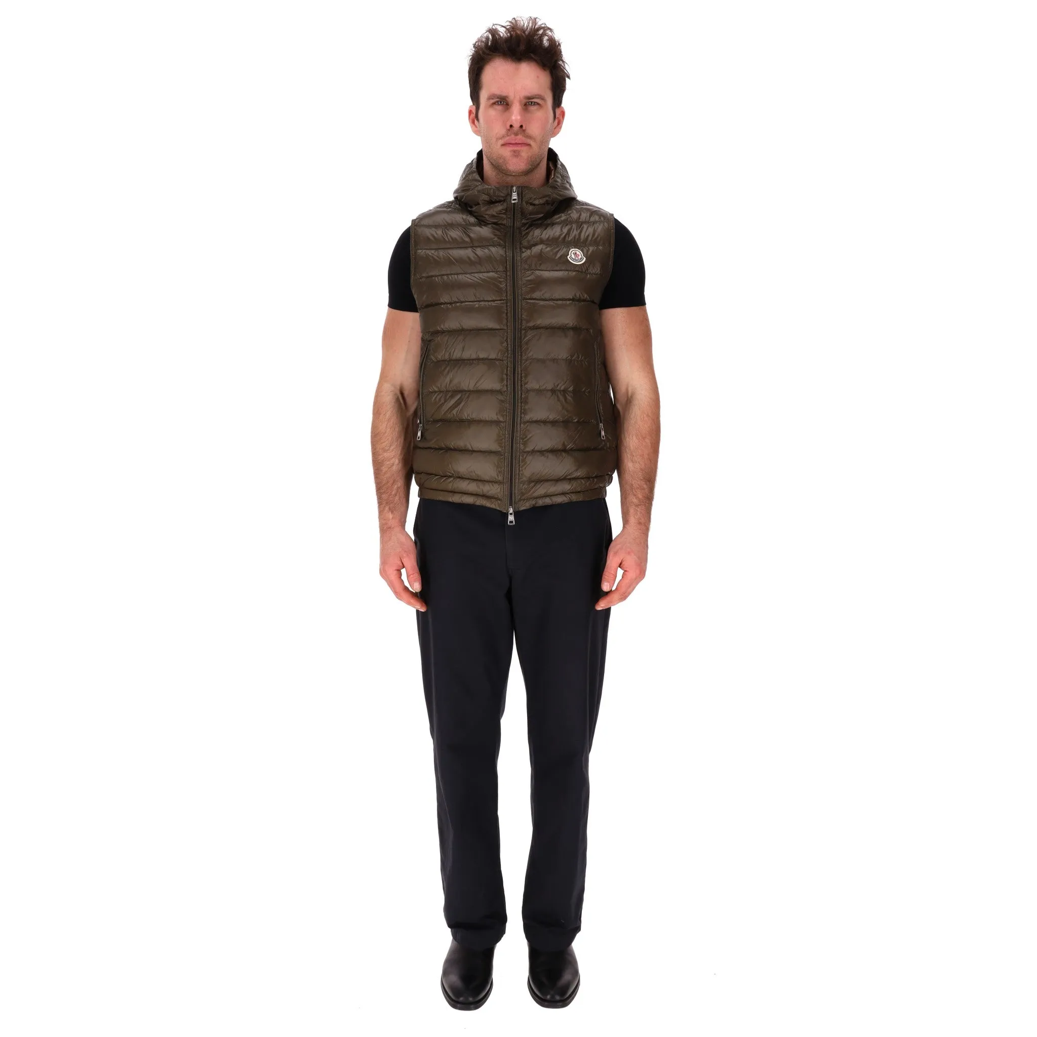 Moncler Barant Puffer Down Gilet. Size 4US