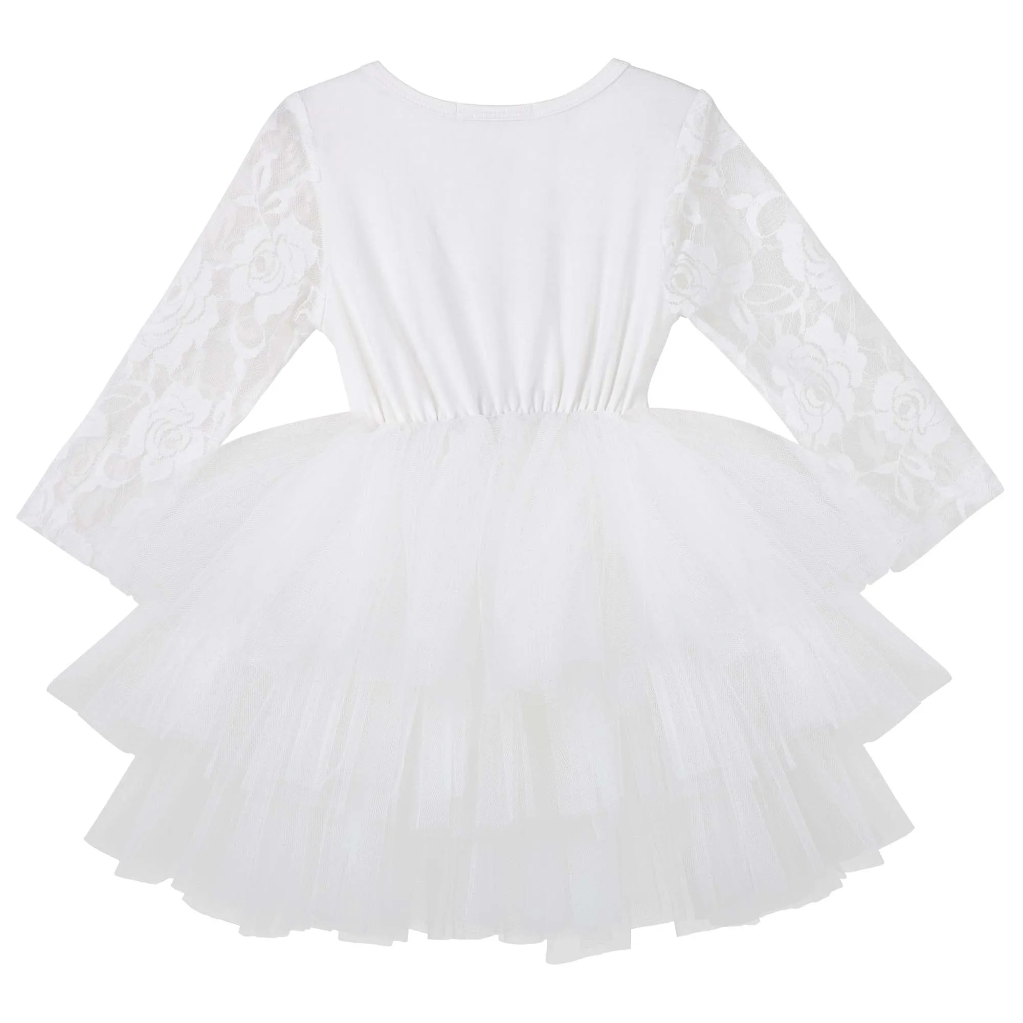 My First Lace Tutu L/S - Ivory