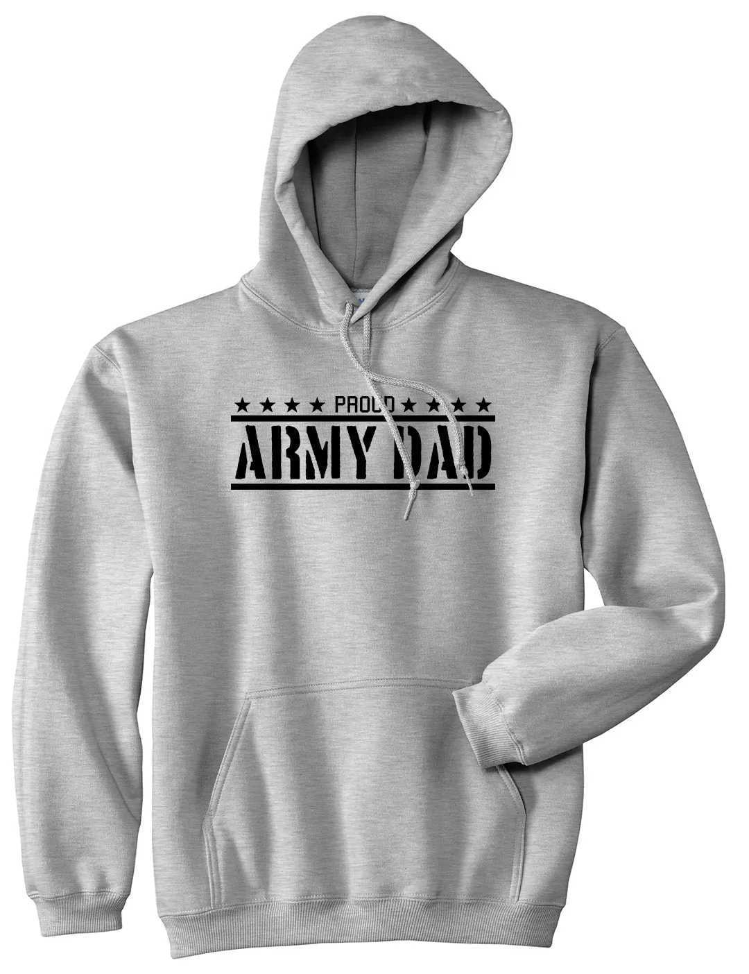 Proud Army Dad Military Mens Pullover Hoodie