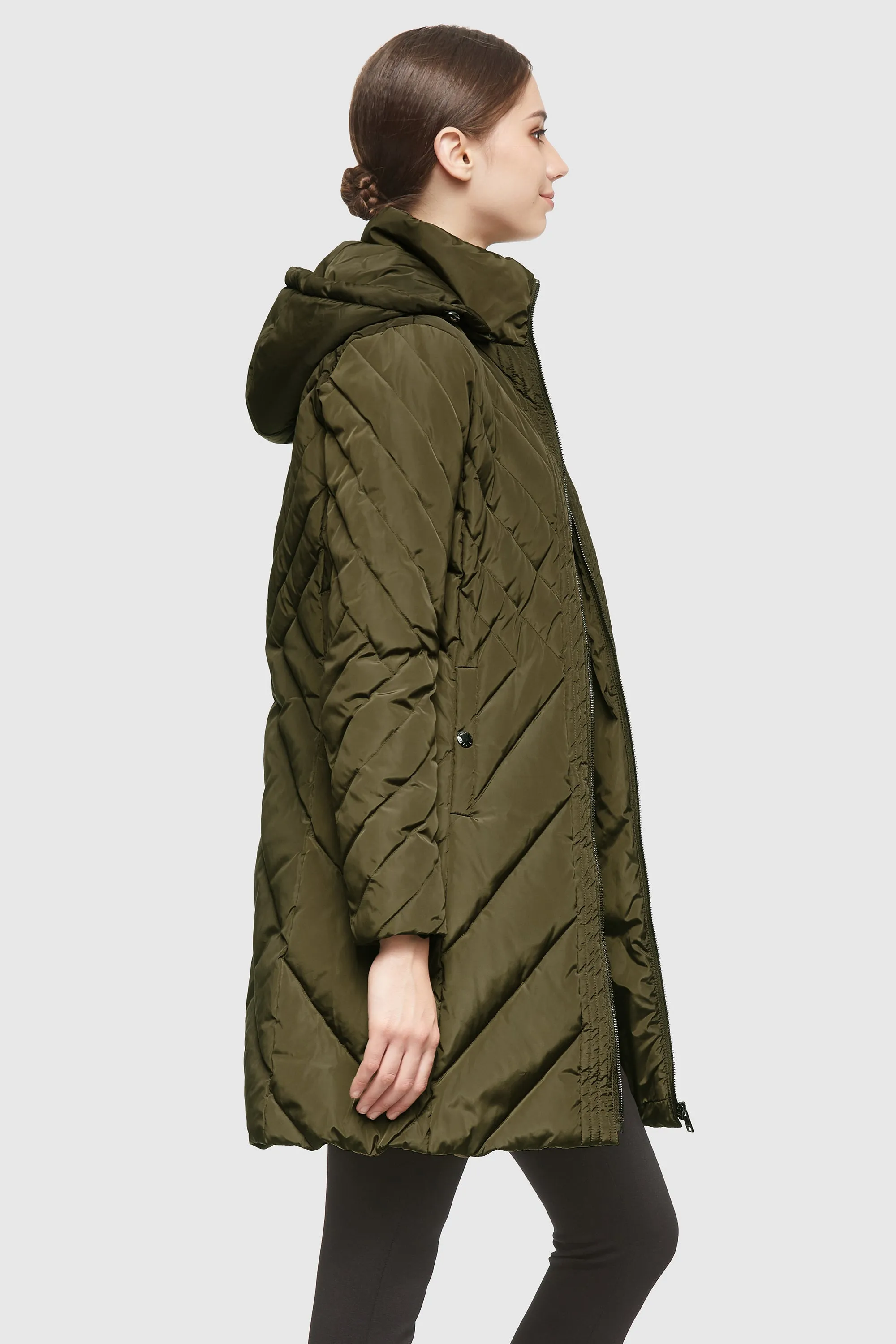 Removable Hooded Winter Coat