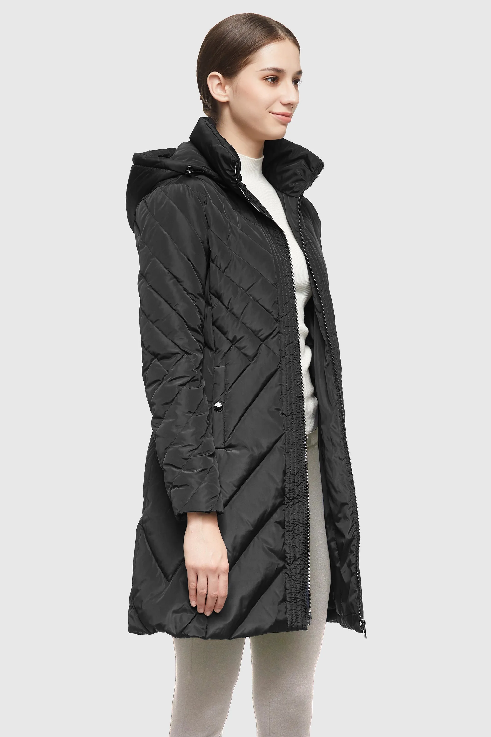 Removable Hooded Winter Coat