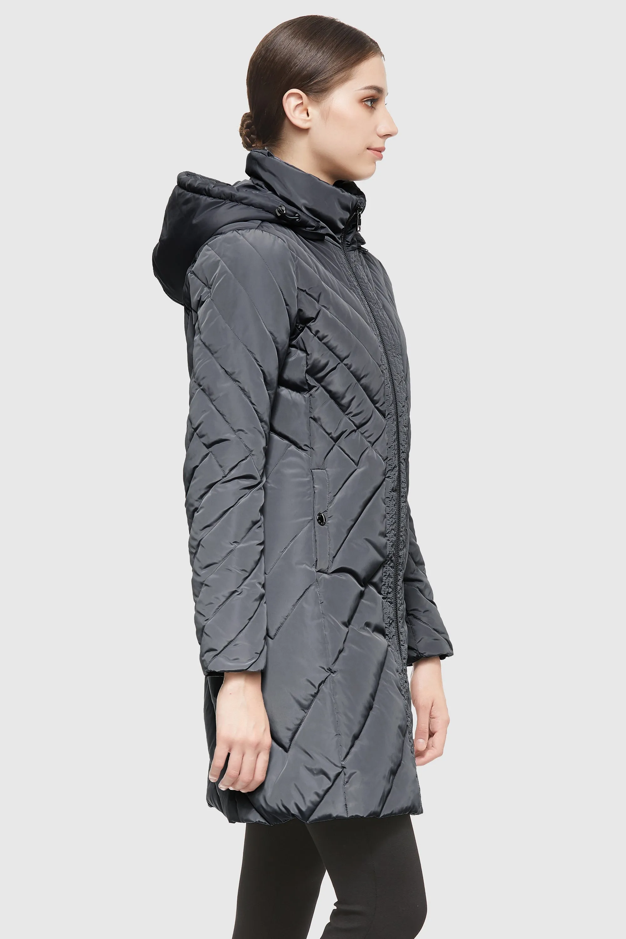 Removable Hooded Winter Coat