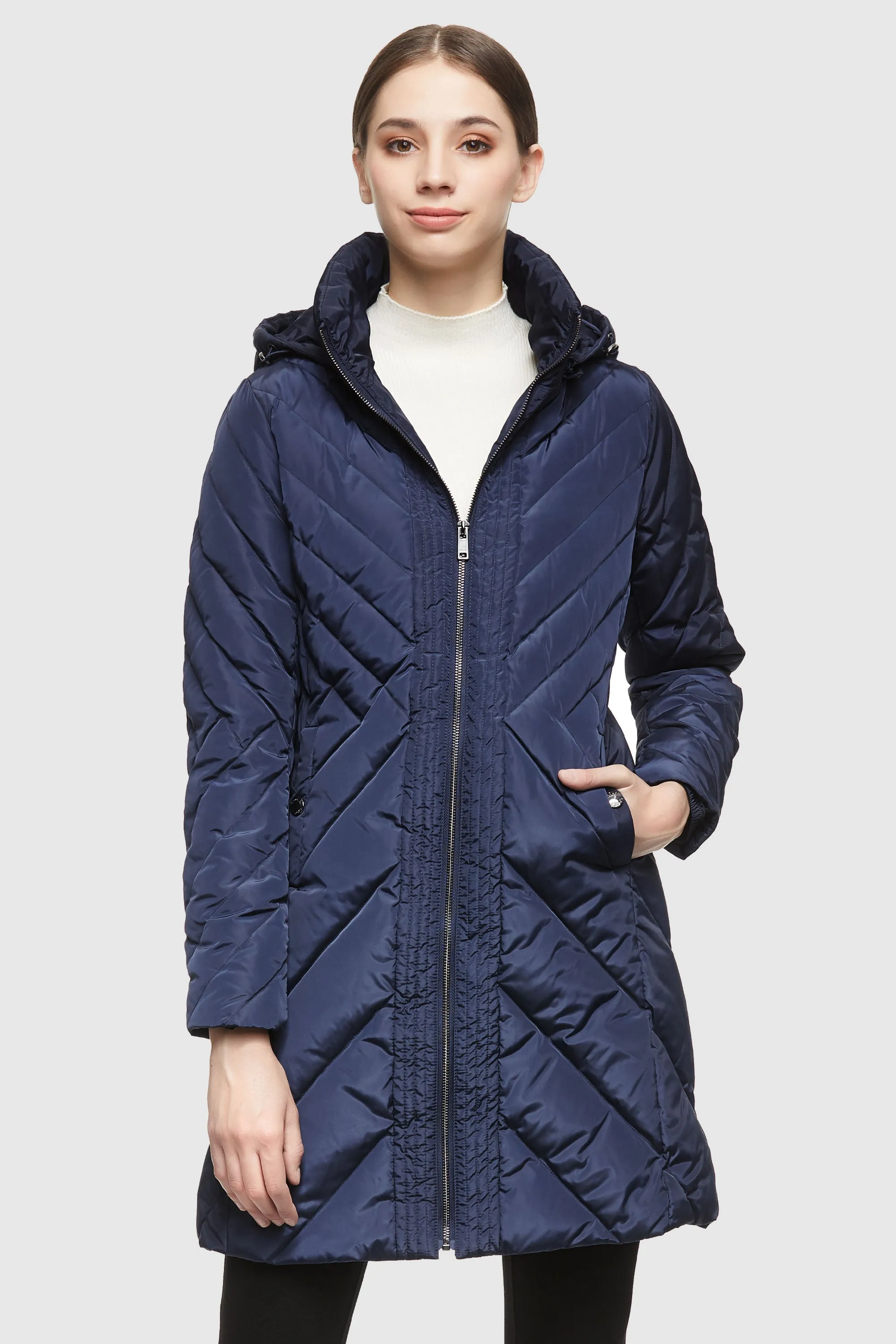 Removable Hooded Winter Coat