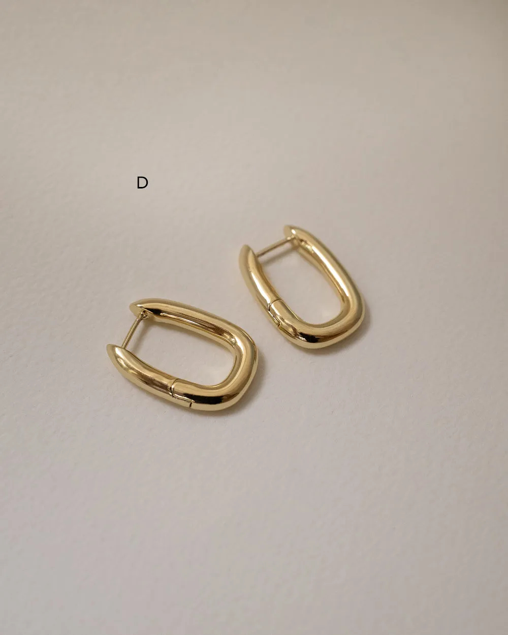 [Sample Sale] Modern Hoop Earrings