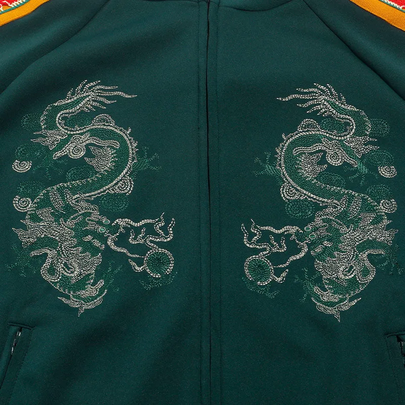 Sasquatchfabrix. Lace Tape Track Jacket Green
