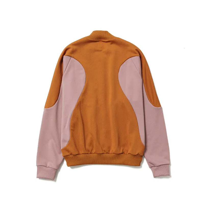 Sasquatchfabrix. Retro Future Track Jacket Brown / Pink