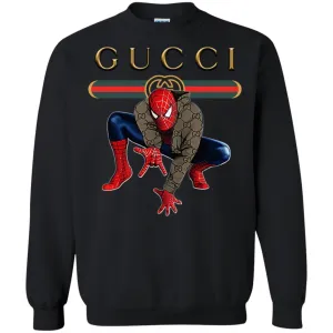 Spider Man Gucci Funny  Trend T- Shirt Crewneck Pullover Sweatshirt