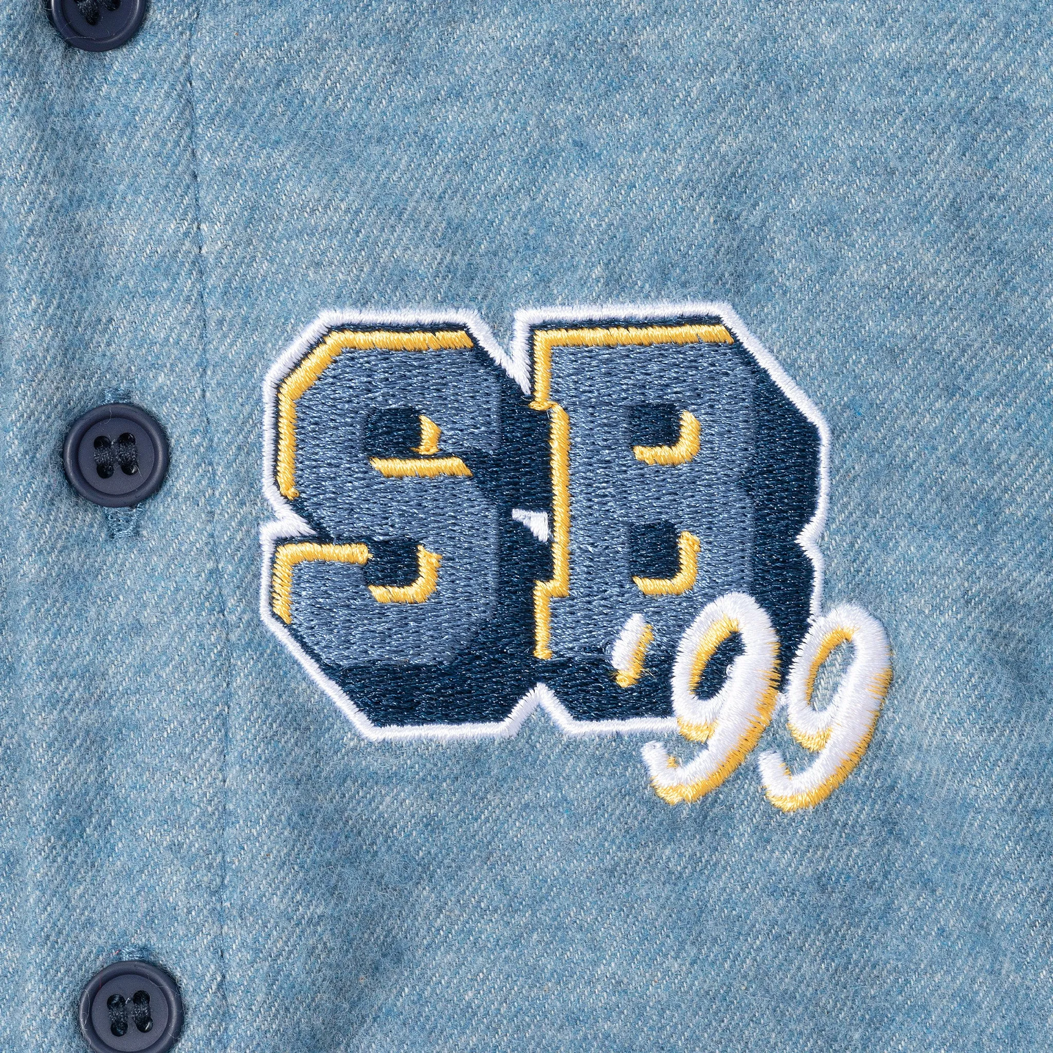 SpongeBob SquarePants™ x Andy & Evan® | Infant Embroidery Shellebration Brushed Washed Oxford Hooded Shacket Set