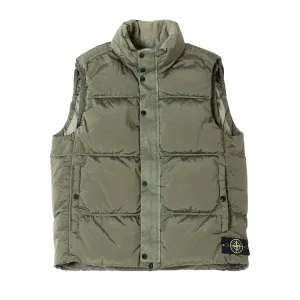 Stone Island Nylon Metal ECONYL® Gilet in Musk Green