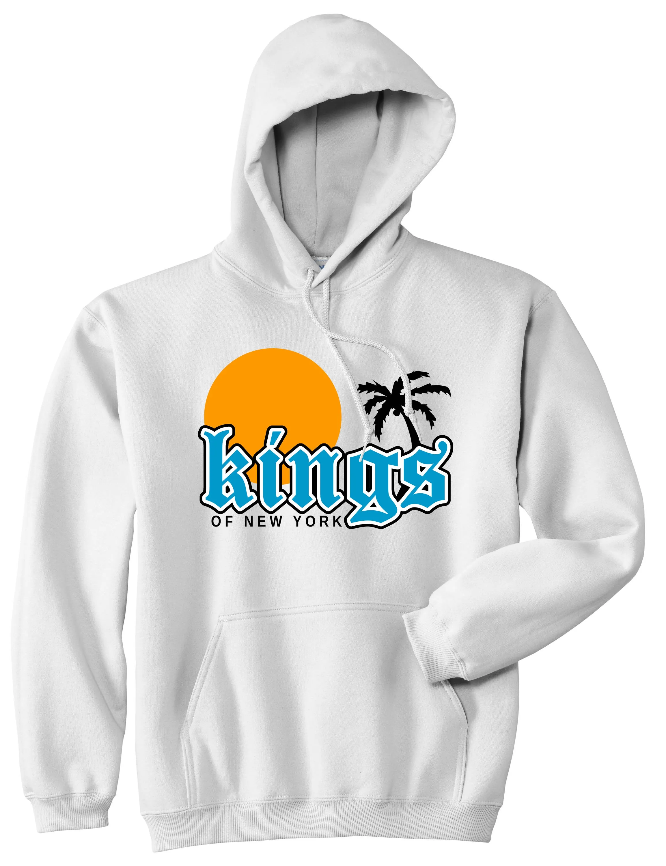 Sunsets And Palm Trees Mens Pullover Hoodie Sweatshirt