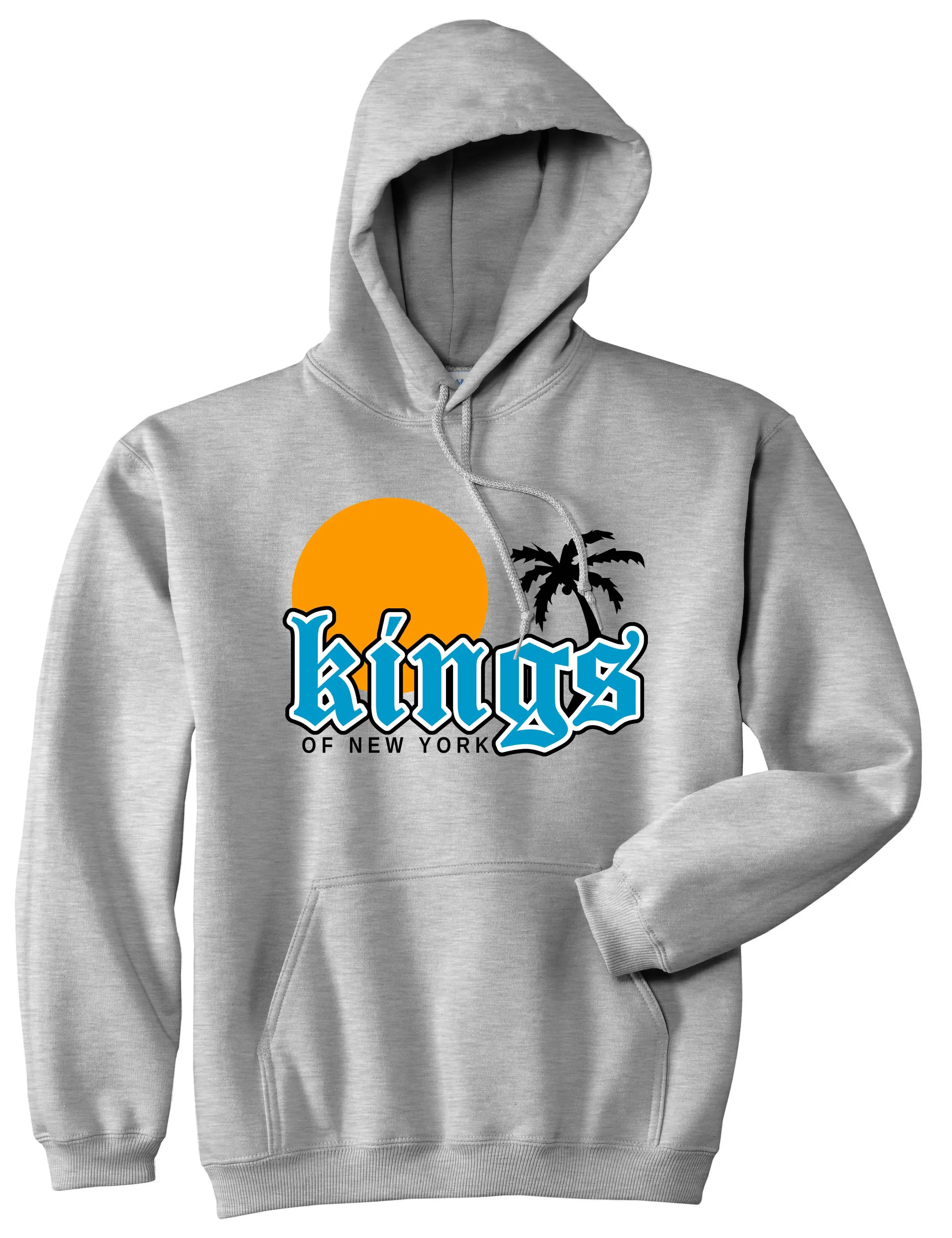 Sunsets And Palm Trees Mens Pullover Hoodie Sweatshirt