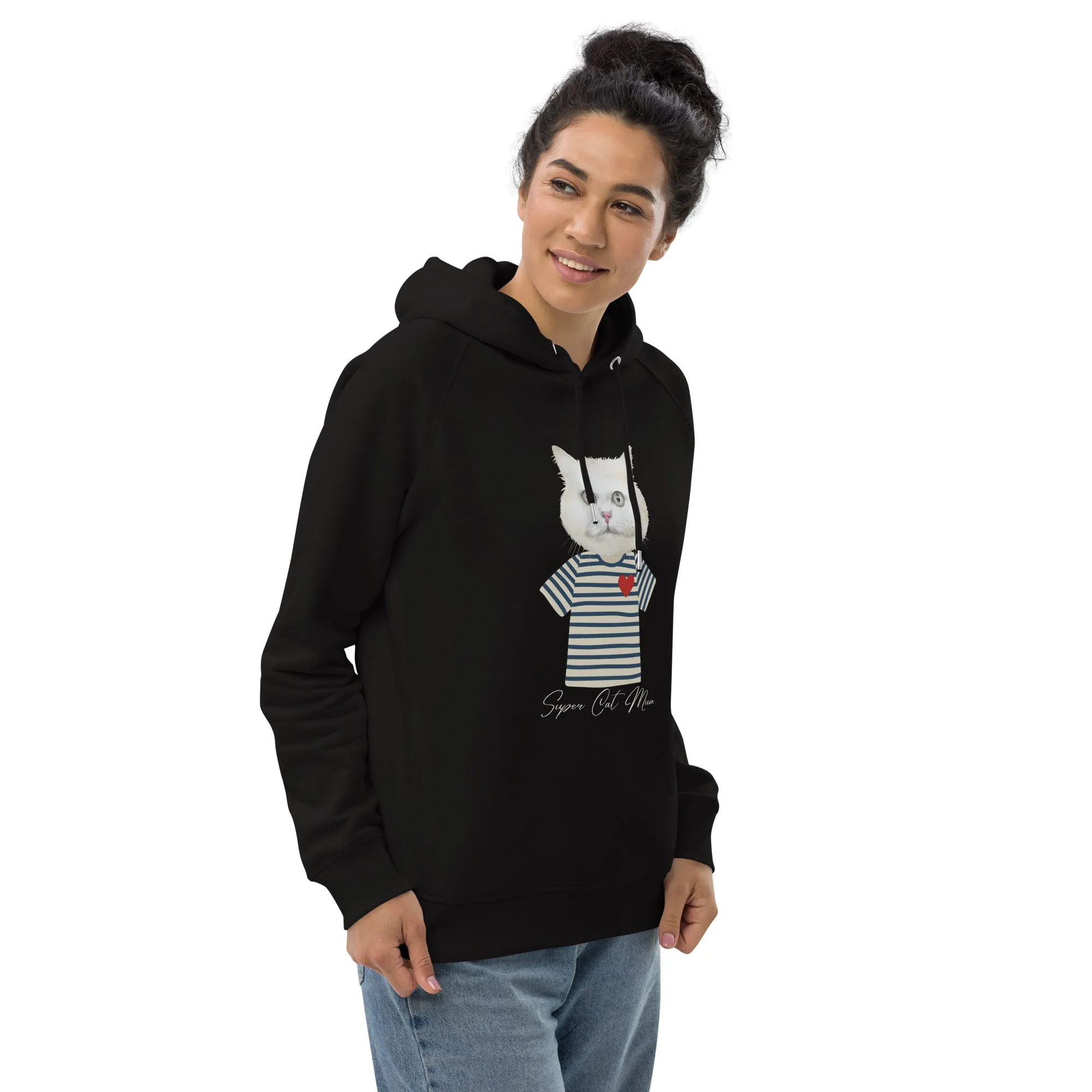 Super Cat Mum, Unisex pullover hoodie