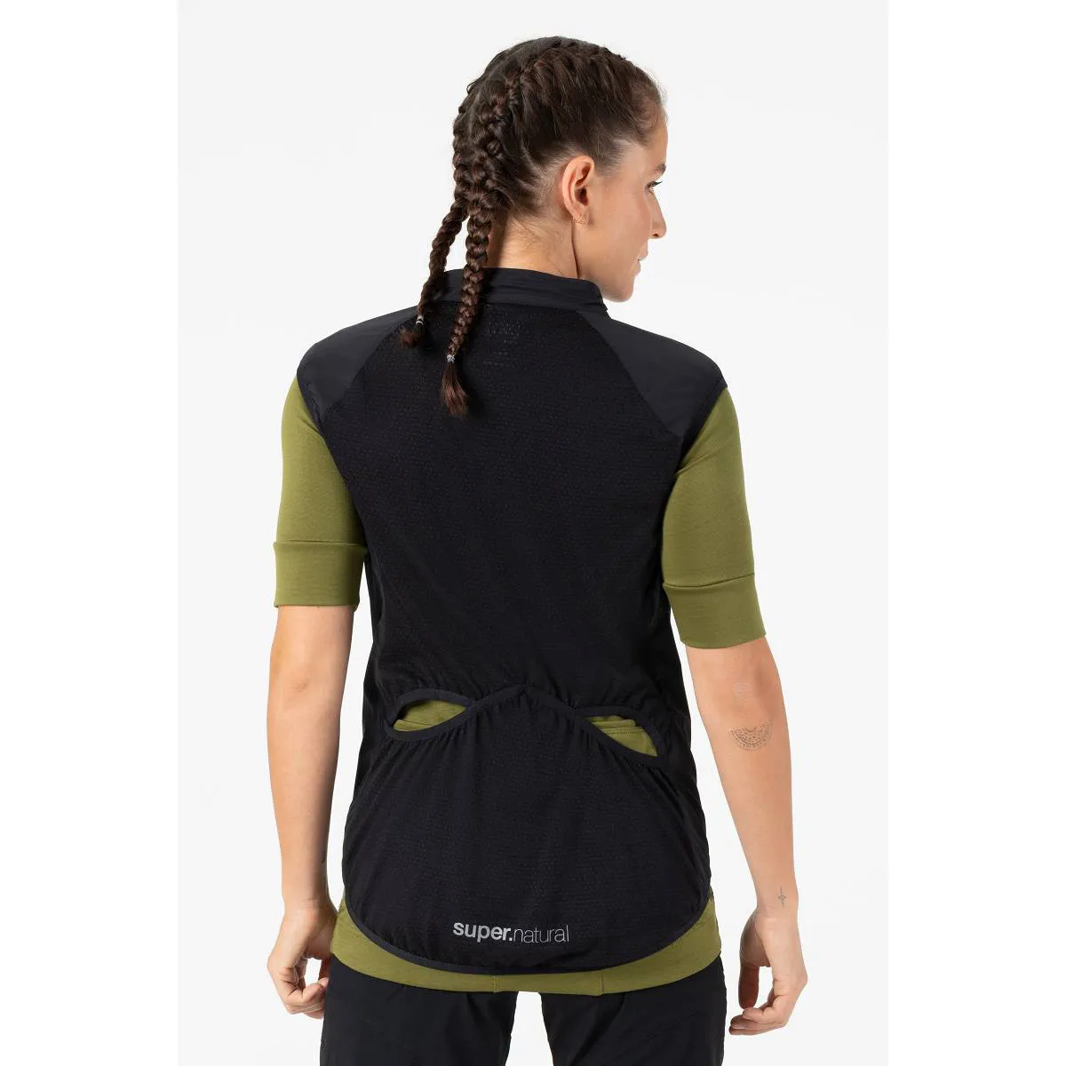 super.natural Women&#x27;s Unstoppable Gilet Jet Black | Buy super.natural Women&#x27;s Unstoppable Gilet Jet Black here | Outnorth
