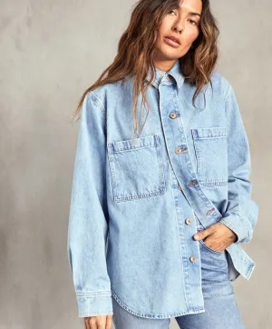 The Canyon Jean Shacket The Canyon Jean Shacket