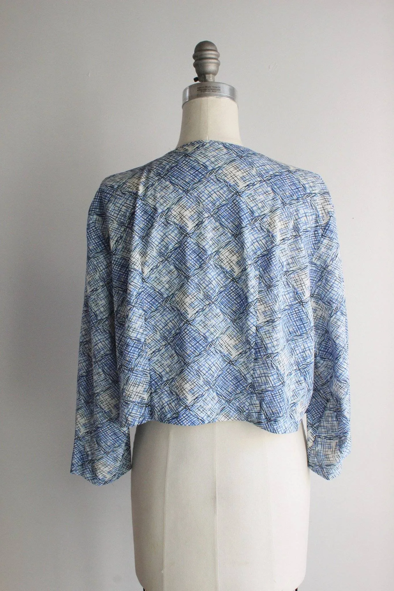 Vintage 1950s Nylon Cropped Jacket, Shelton Stroller