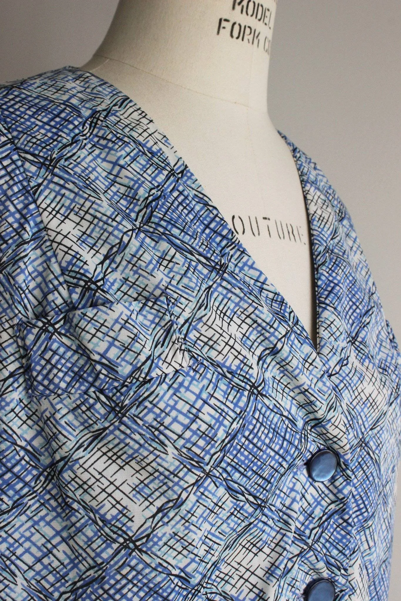 Vintage 1950s Nylon Cropped Jacket, Shelton Stroller