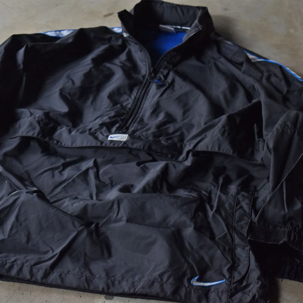 Y2K NIKE 裏地付き ハーフジップ ナイロンプルオーバー 240331