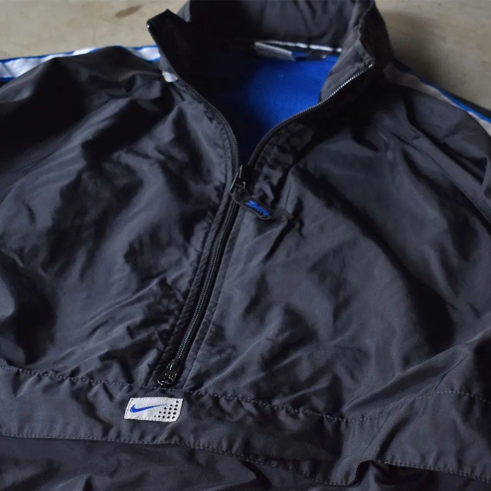Y2K NIKE 裏地付き ハーフジップ ナイロンプルオーバー 240331