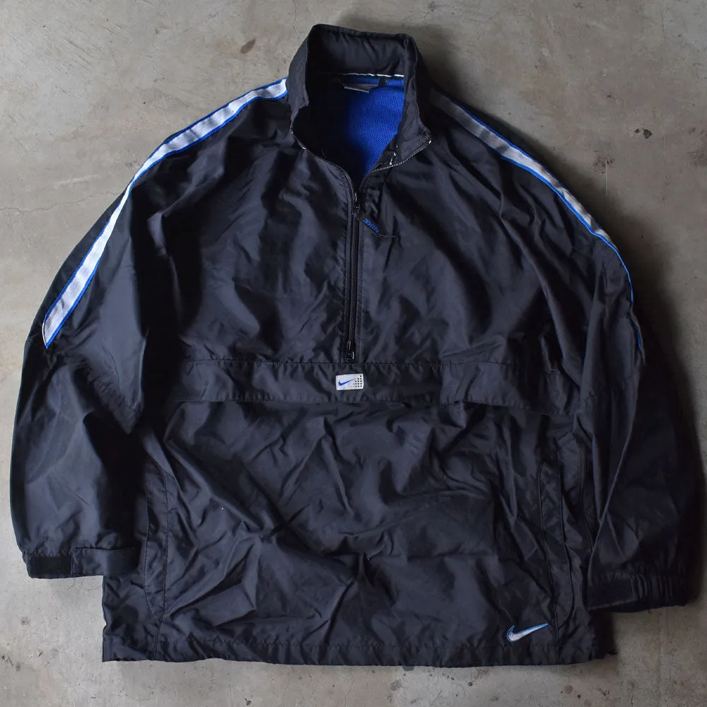 Y2K NIKE 裏地付き ハーフジップ ナイロンプルオーバー 240331